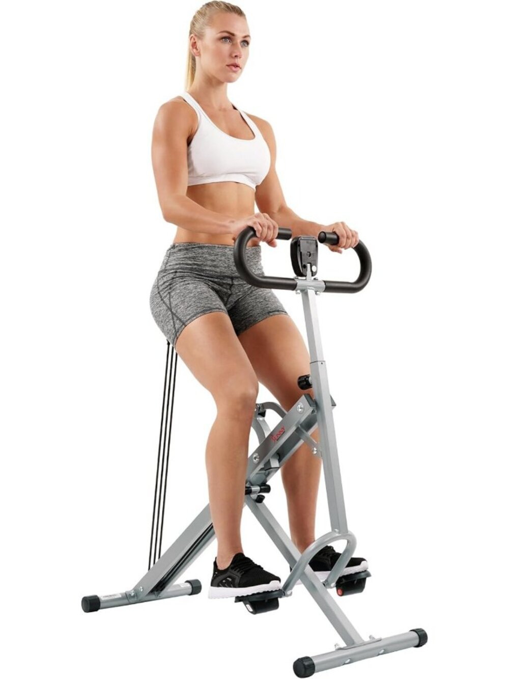 Foldable Glute & Leg Trainer | Smart Rowing Squat Assist with App Connection